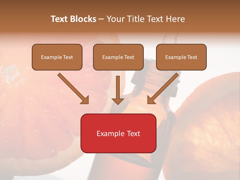 Bottle Fragrance Massage Oil PowerPoint Template