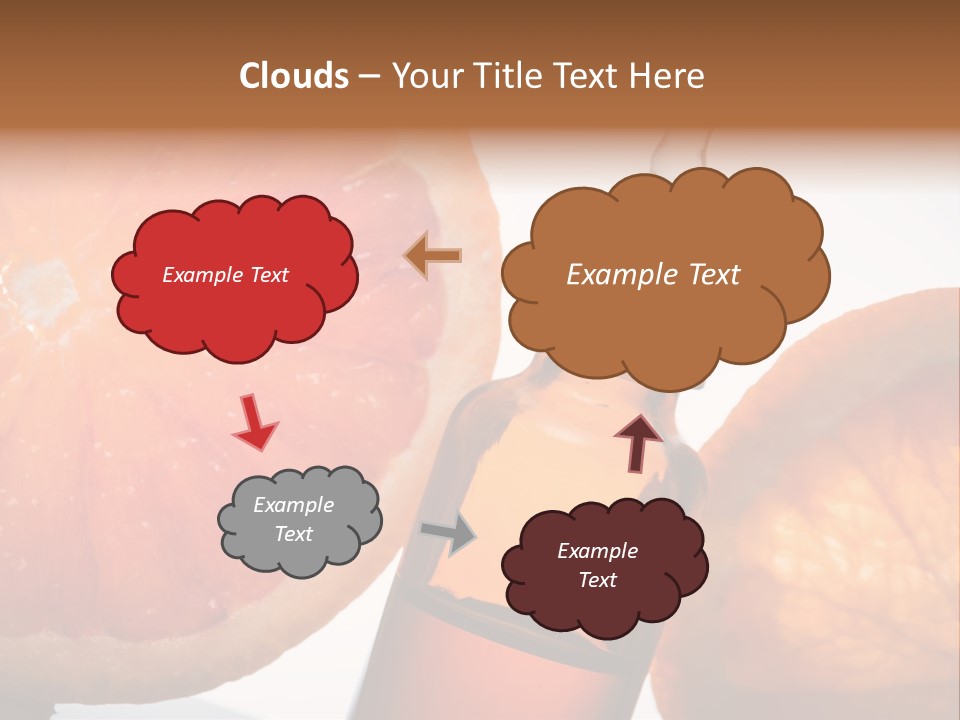 Bottle Fragrance Massage Oil PowerPoint Template