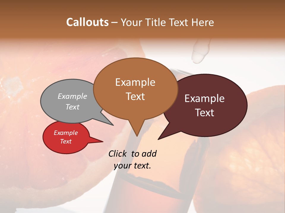 Bottle Fragrance Massage Oil PowerPoint Template