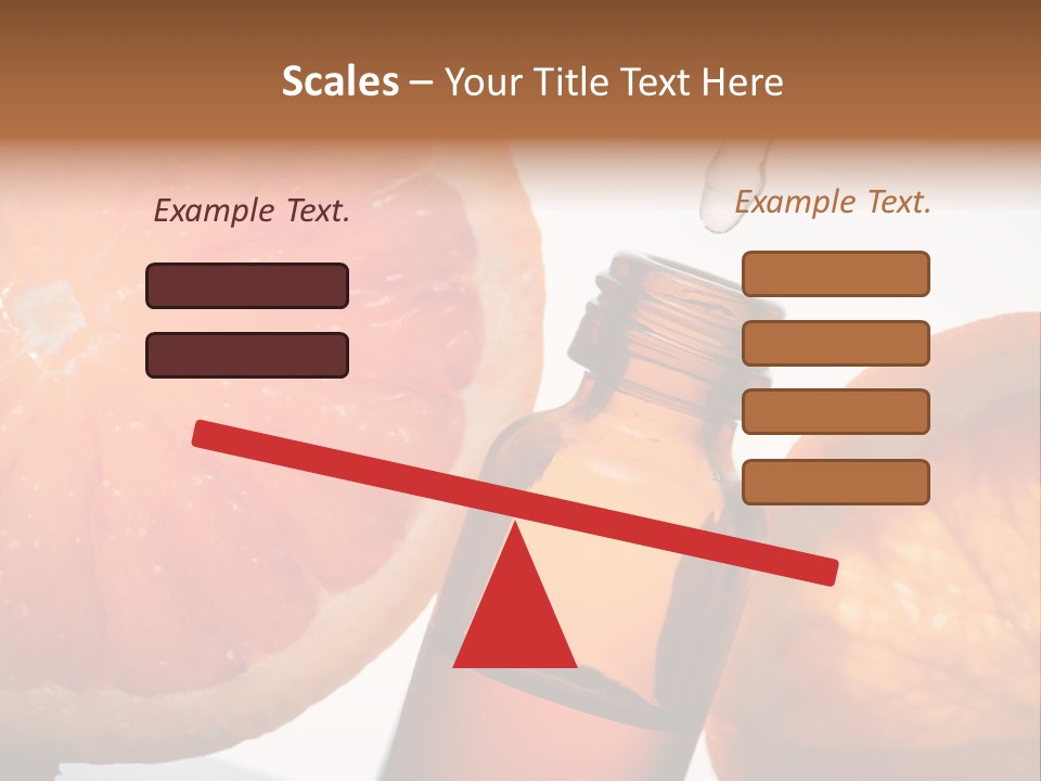 Bottle Fragrance Massage Oil PowerPoint Template