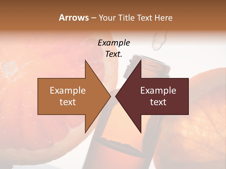 Bottle Fragrance Massage Oil PowerPoint Template