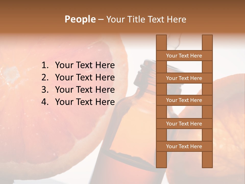 Bottle Fragrance Massage Oil PowerPoint Template