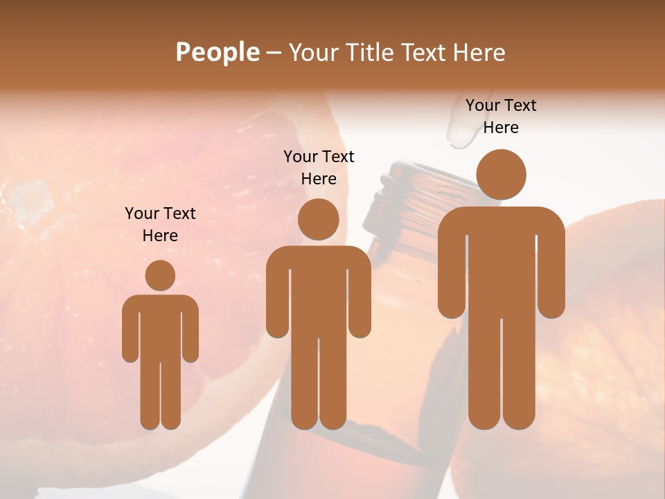 Bottle Fragrance Massage Oil PowerPoint Template