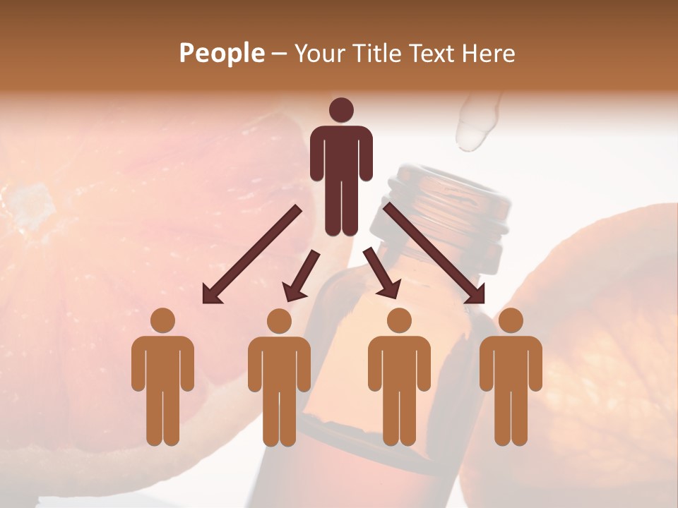 Bottle Fragrance Massage Oil PowerPoint Template