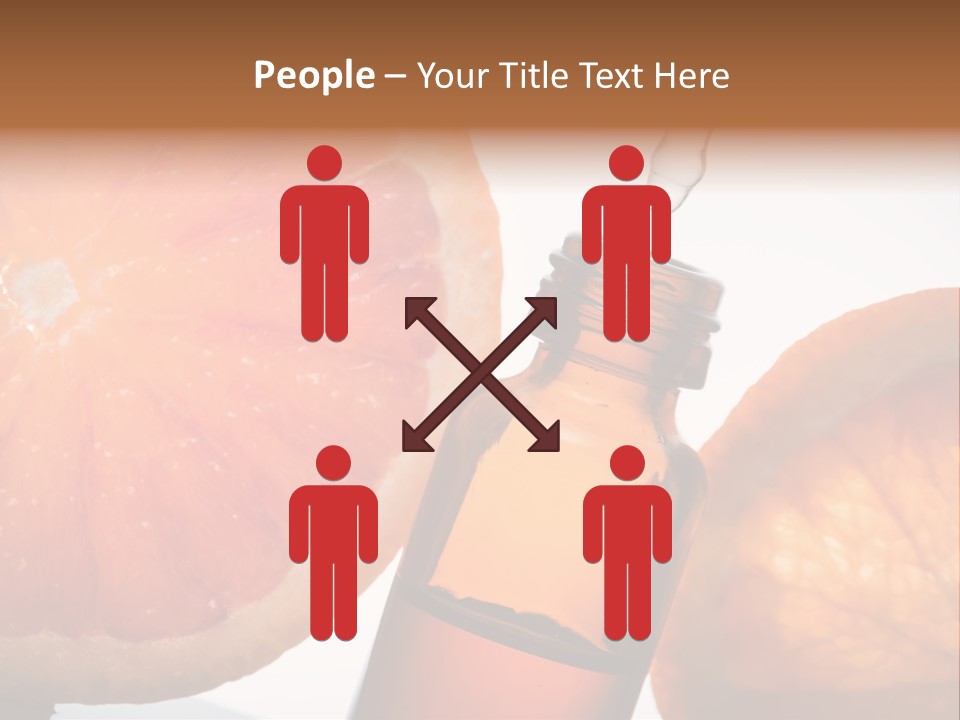 Bottle Fragrance Massage Oil PowerPoint Template