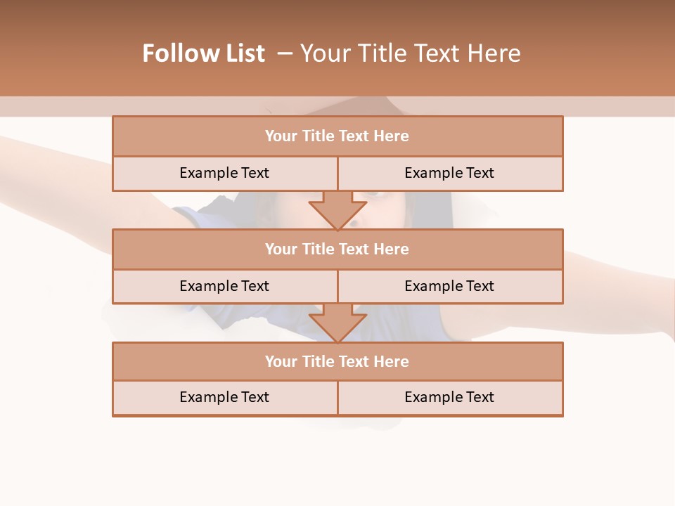 Funny Caucasian Surprised PowerPoint Template