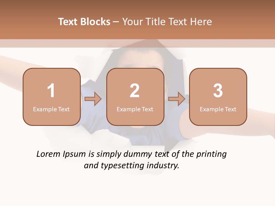 Funny Caucasian Surprised PowerPoint Template