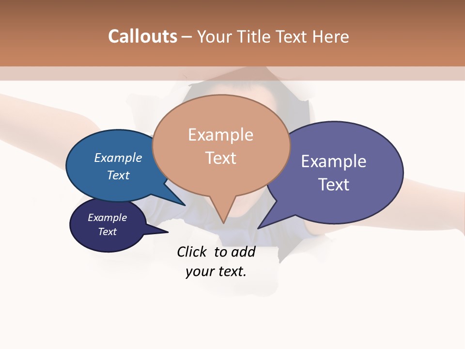 Funny Caucasian Surprised PowerPoint Template