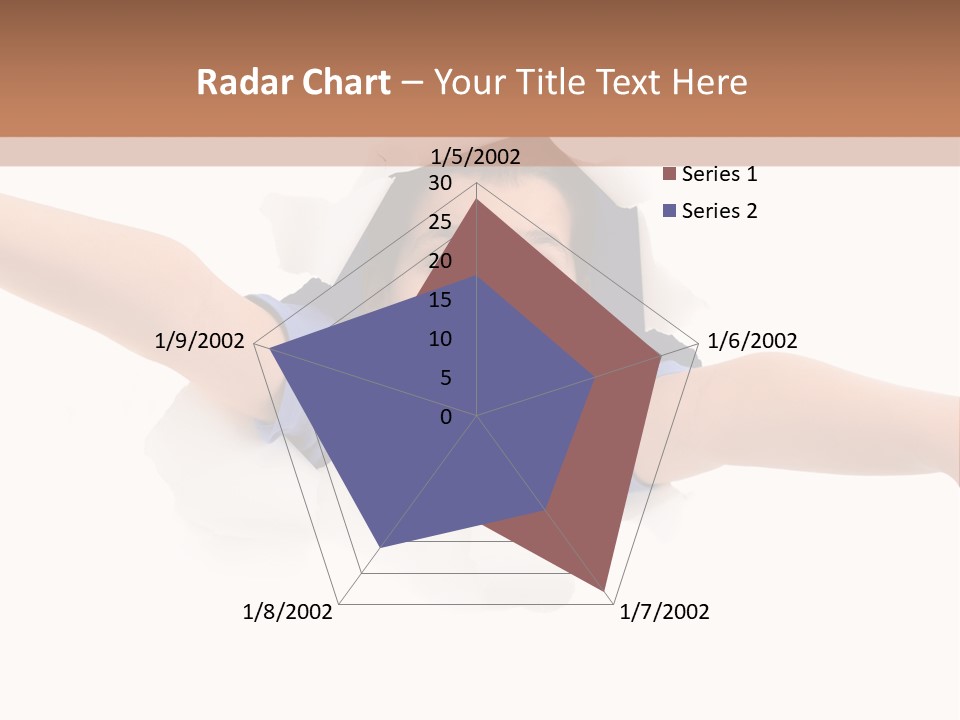 Funny Caucasian Surprised PowerPoint Template