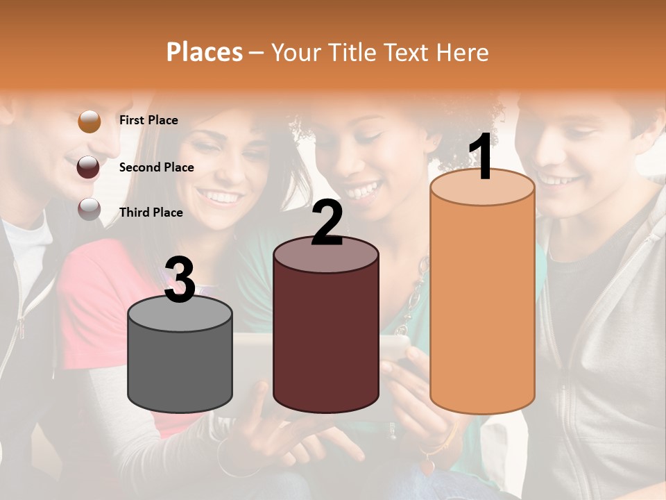 Student Ethnic Male PowerPoint Template