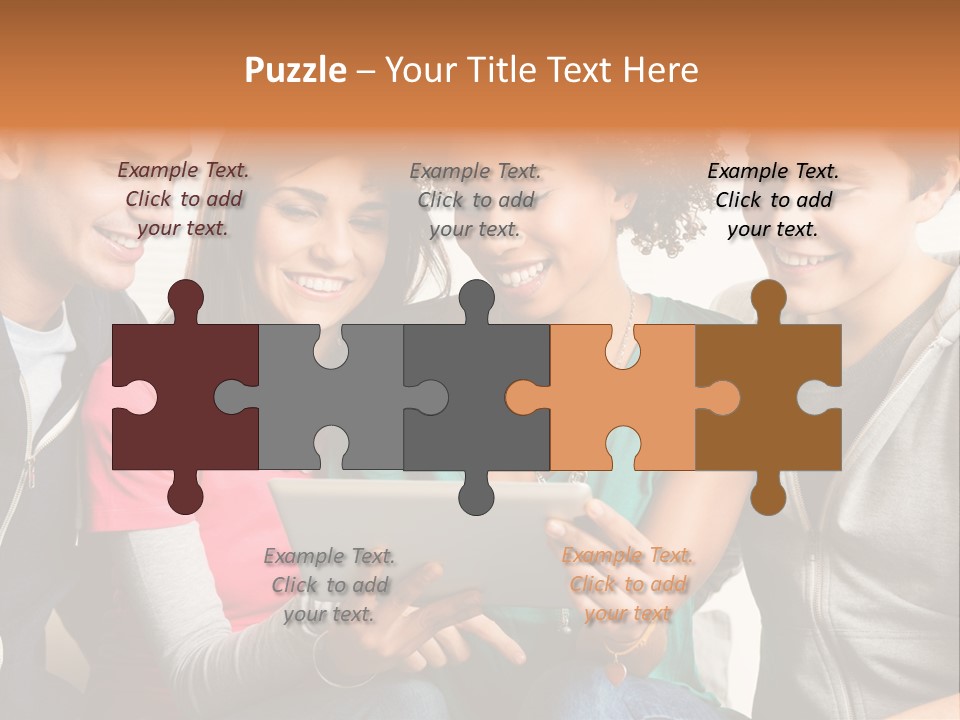 Student Ethnic Male PowerPoint Template