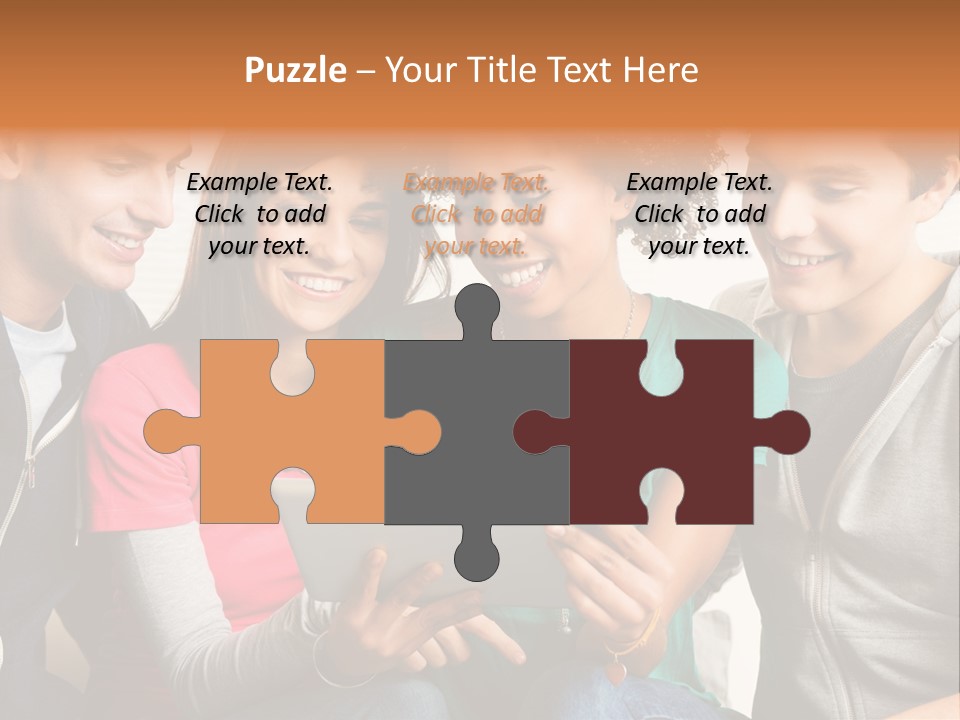 Student Ethnic Male PowerPoint Template