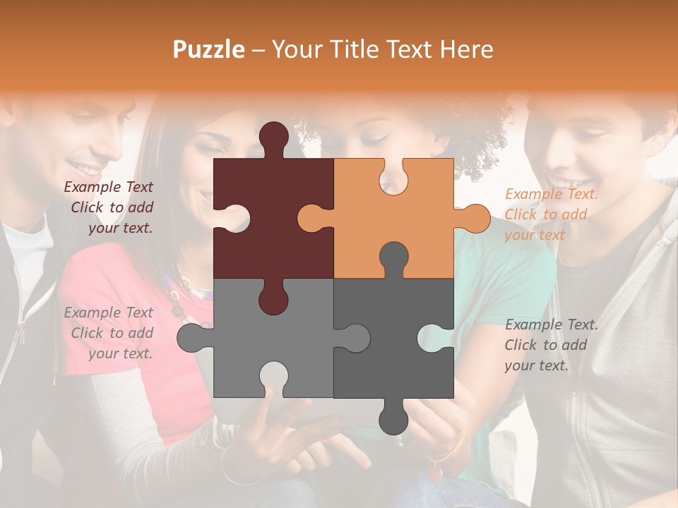 Student Ethnic Male PowerPoint Template