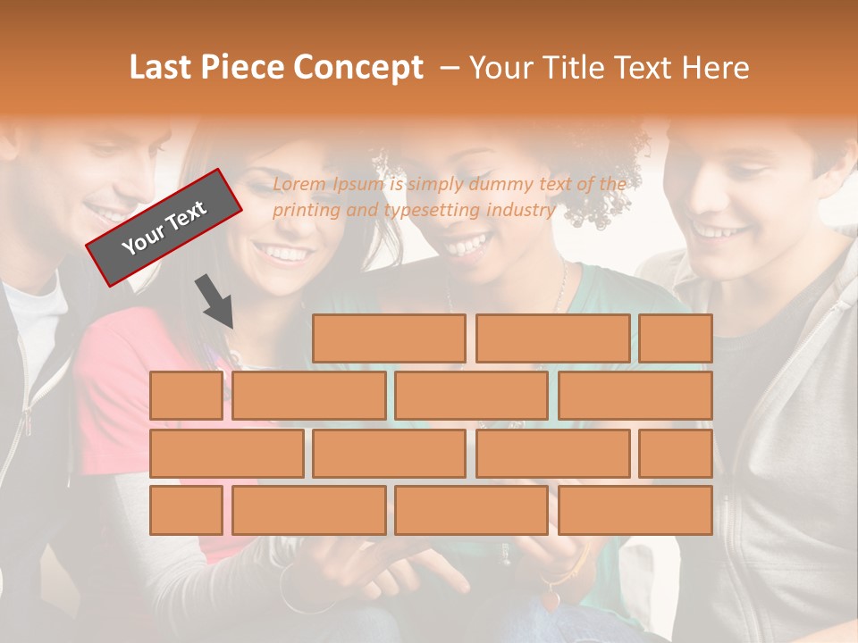 Student Ethnic Male PowerPoint Template