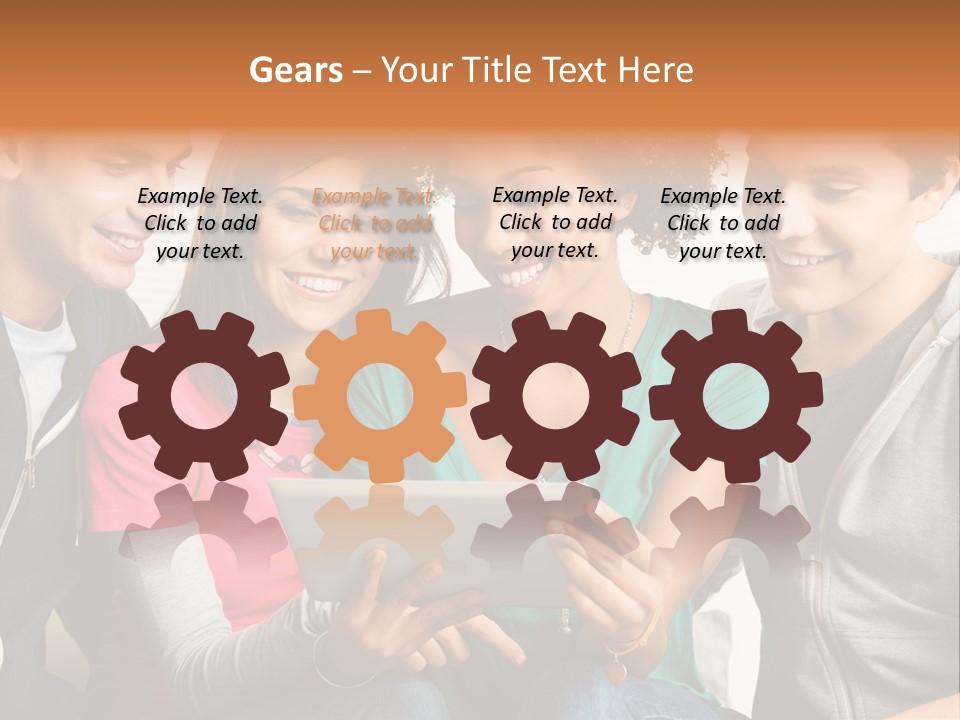 Student Ethnic Male PowerPoint Template