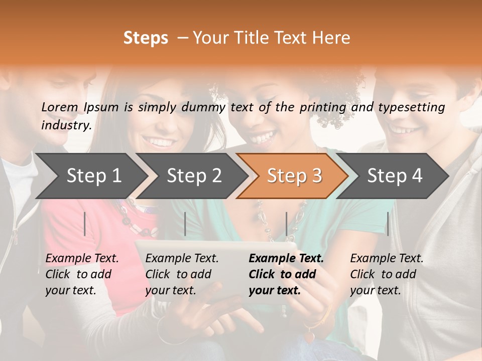 Student Ethnic Male PowerPoint Template