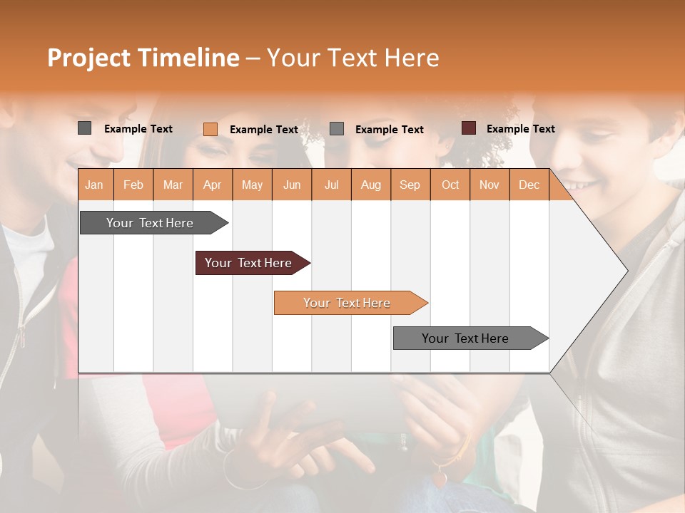 Student Ethnic Male PowerPoint Template