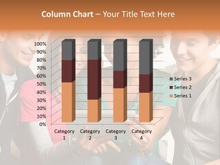 Student Ethnic Male PowerPoint Template