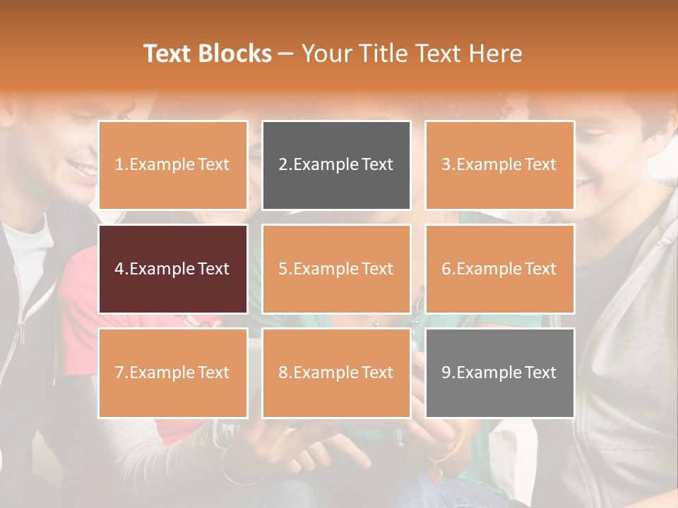 Student Ethnic Male PowerPoint Template