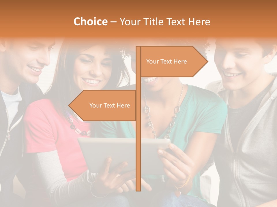 Student Ethnic Male PowerPoint Template