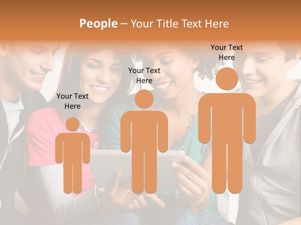 Student Ethnic Male PowerPoint Template