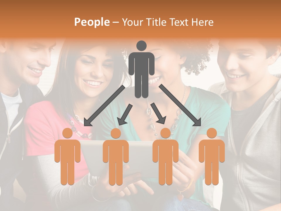 Student Ethnic Male PowerPoint Template