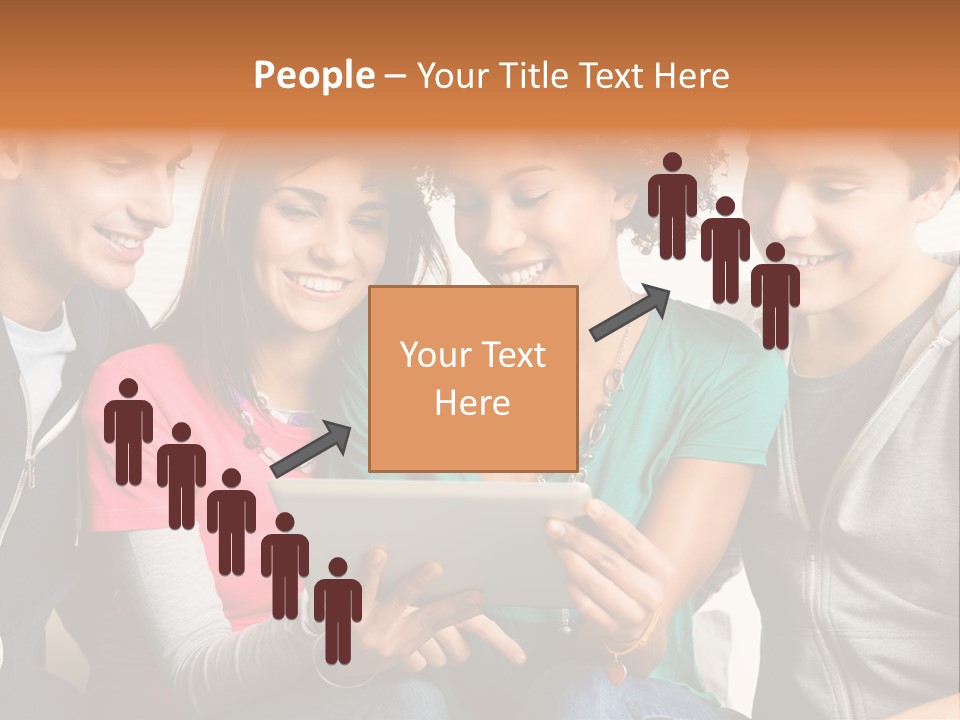 Student Ethnic Male PowerPoint Template