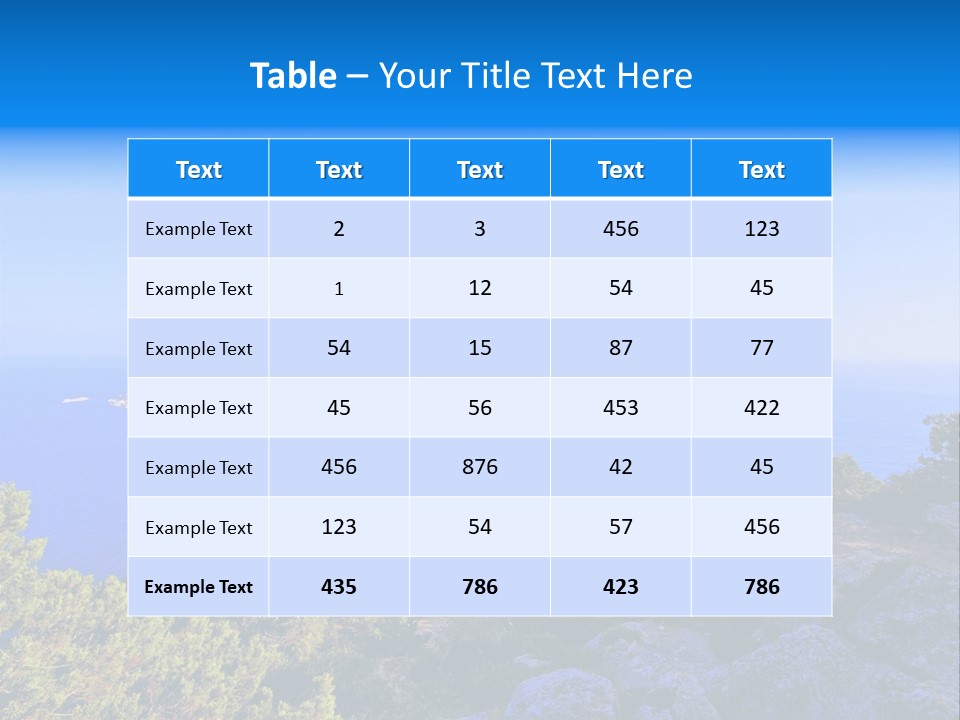 Mountain Beautiful Nature PowerPoint Template