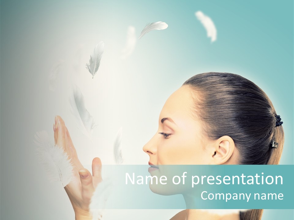 Emotion Female Forgiveness PowerPoint Template