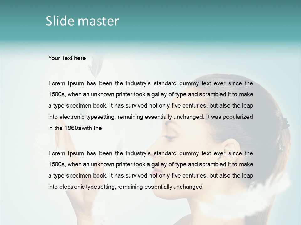 Emotion Female Forgiveness PowerPoint Template