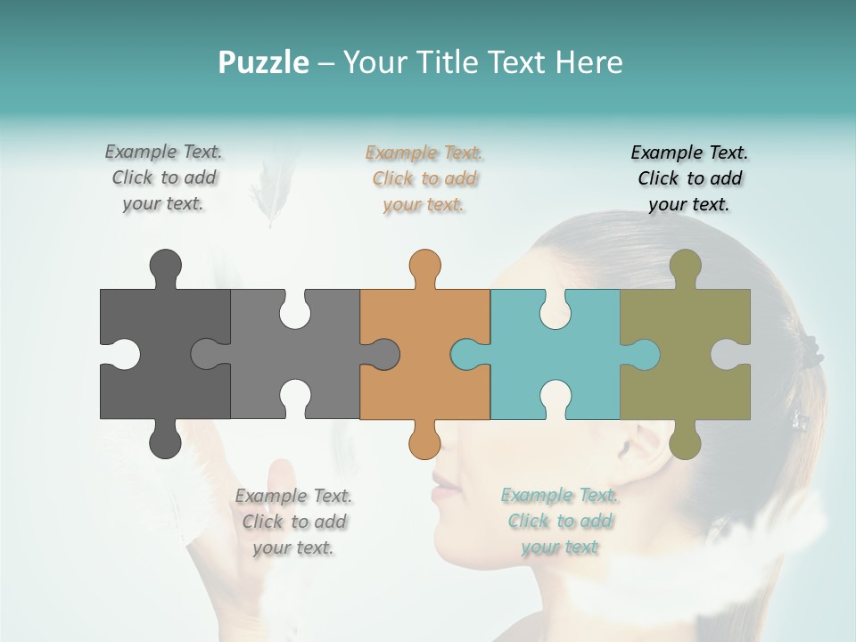 Emotion Female Forgiveness PowerPoint Template