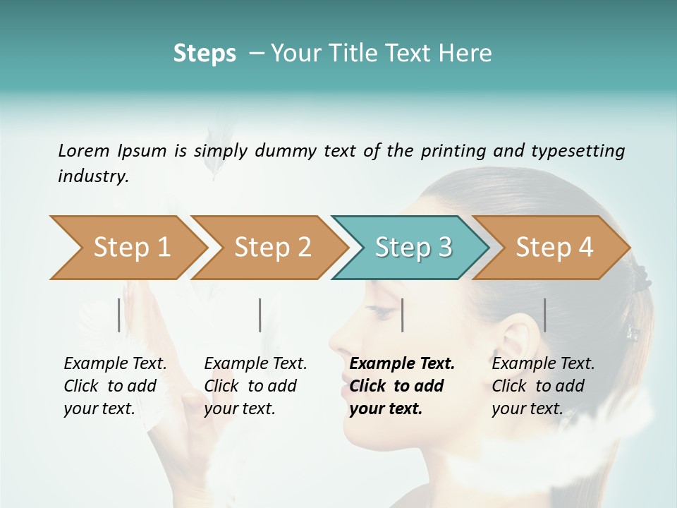 Emotion Female Forgiveness PowerPoint Template