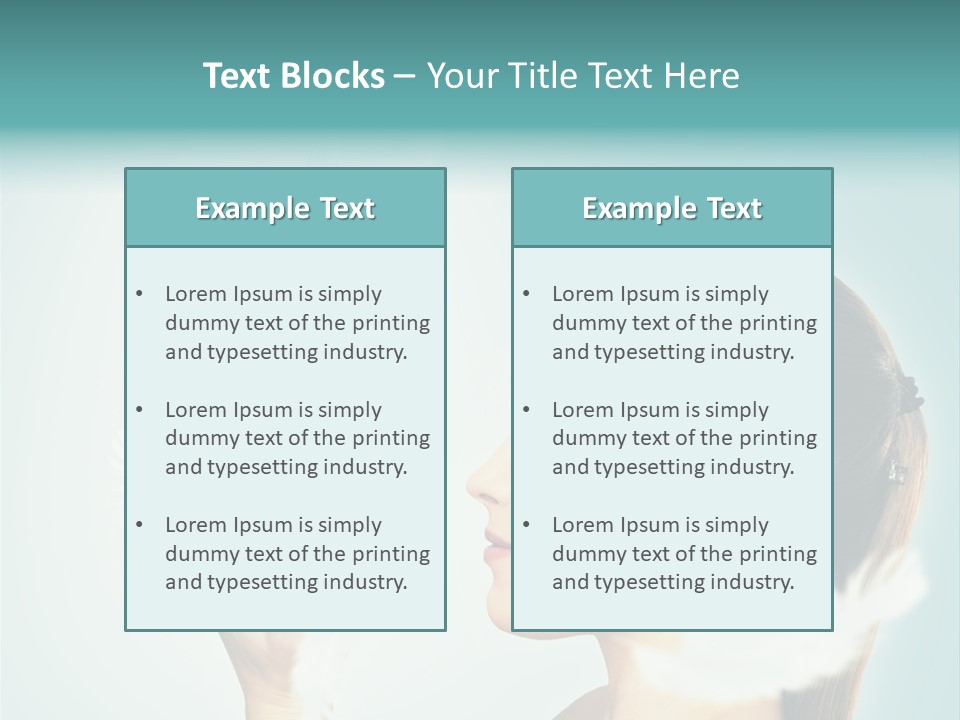 Emotion Female Forgiveness PowerPoint Template