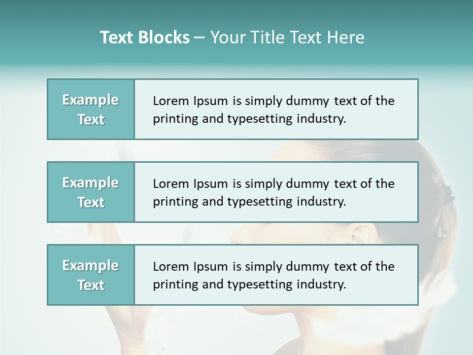Emotion Female Forgiveness PowerPoint Template