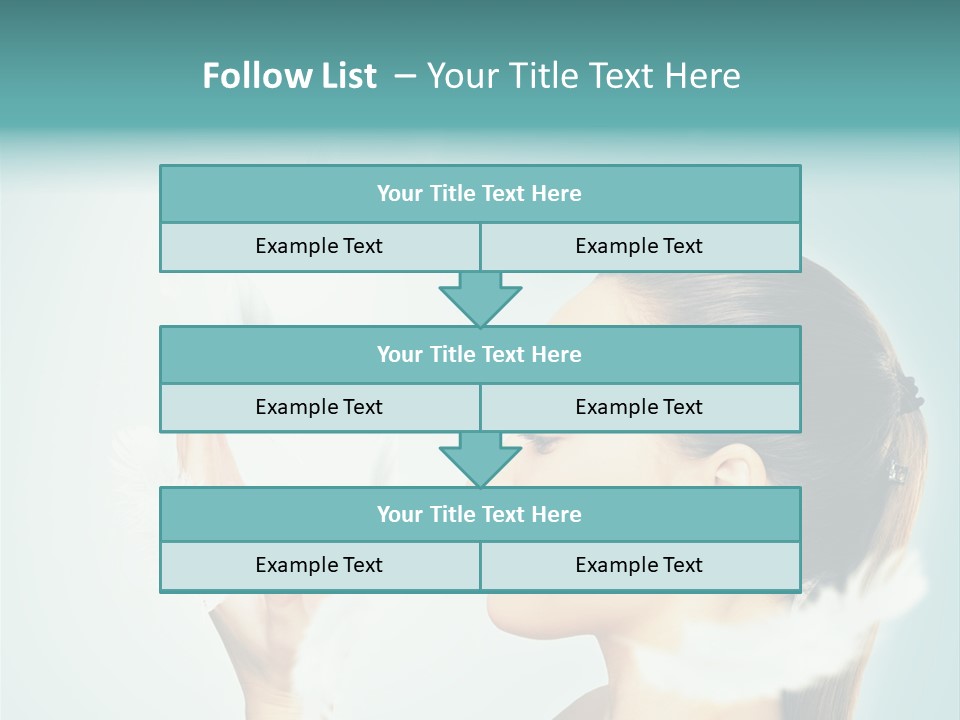 Emotion Female Forgiveness PowerPoint Template
