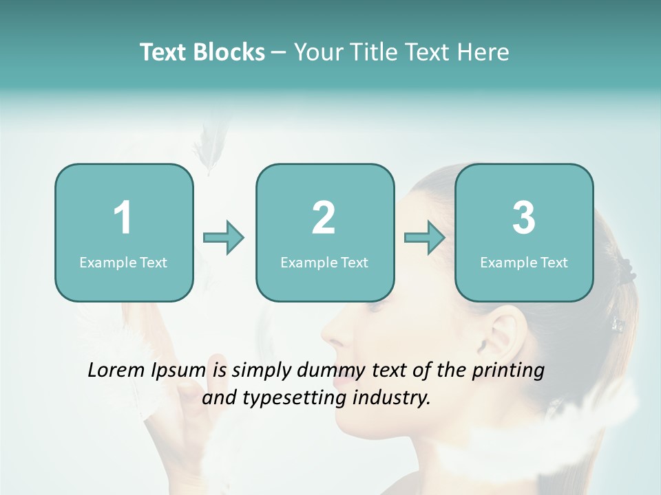 Emotion Female Forgiveness PowerPoint Template