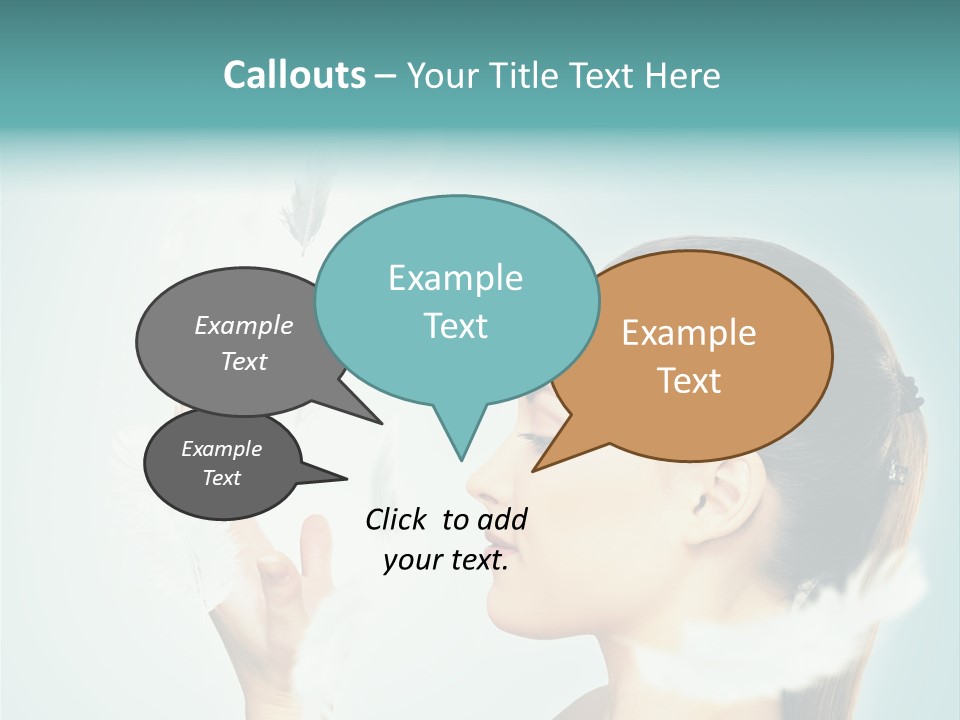 Emotion Female Forgiveness PowerPoint Template