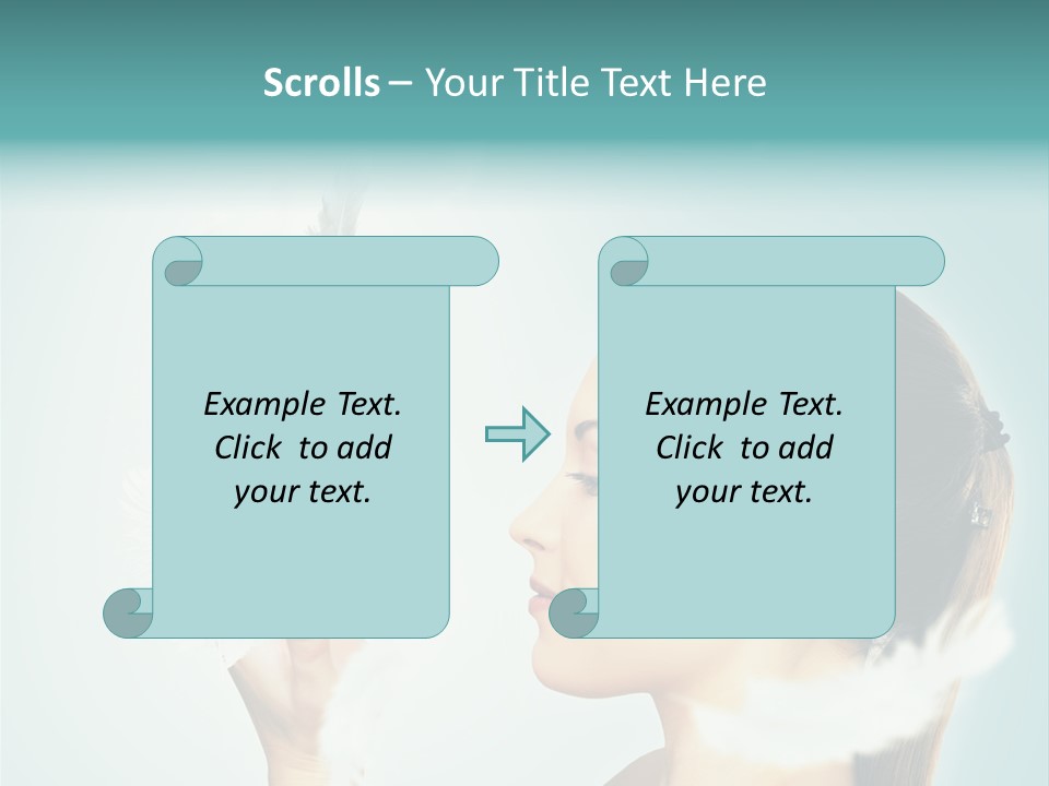 Emotion Female Forgiveness PowerPoint Template