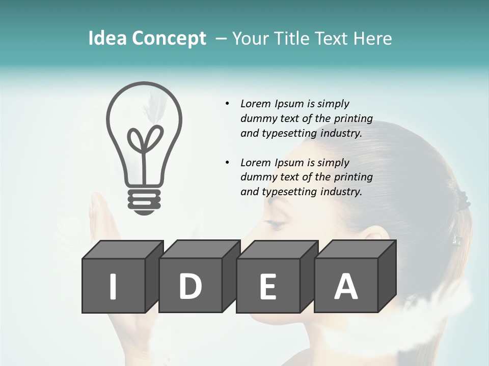 Emotion Female Forgiveness PowerPoint Template