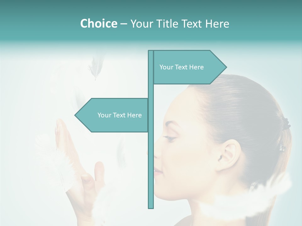 Emotion Female Forgiveness PowerPoint Template