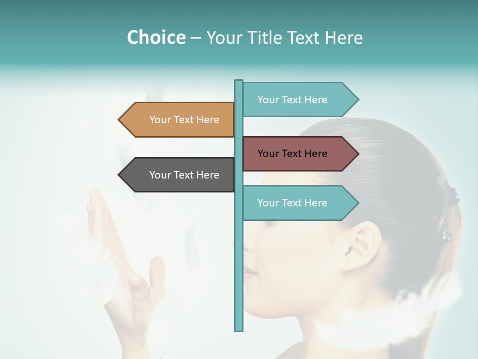 Emotion Female Forgiveness PowerPoint Template