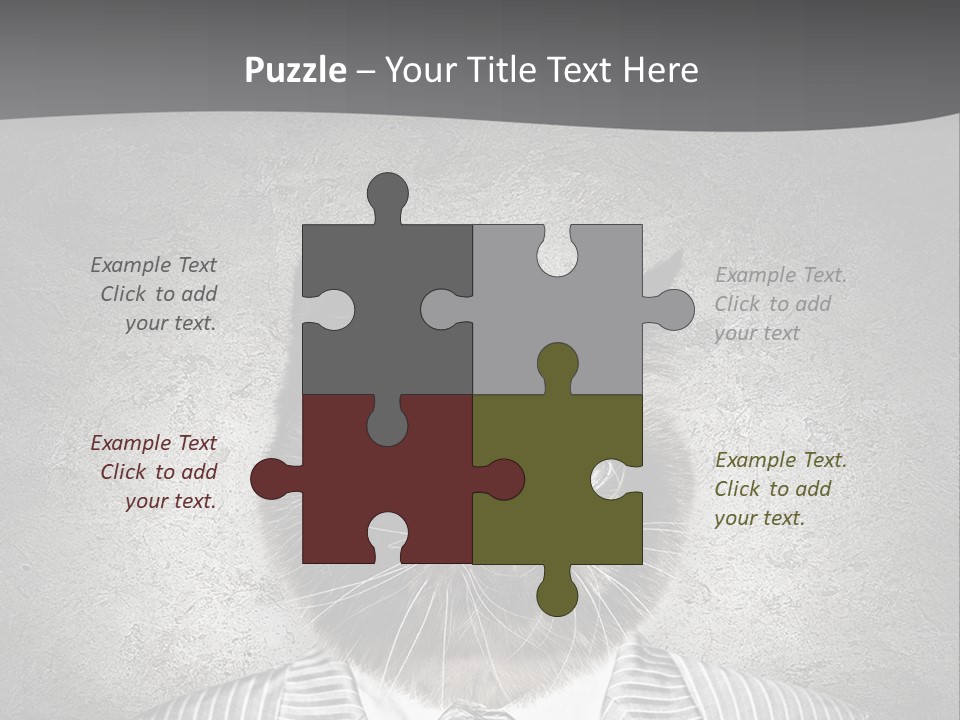 Studio Kitten Feline PowerPoint Template