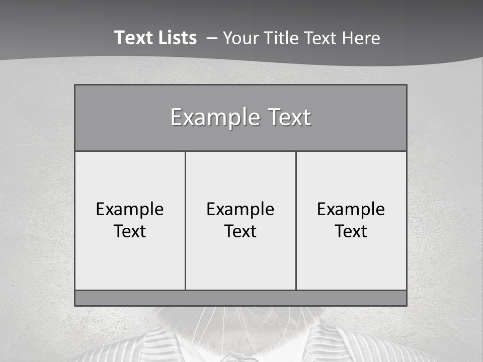 Studio Kitten Feline PowerPoint Template