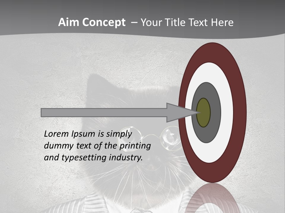 Studio Kitten Feline PowerPoint Template