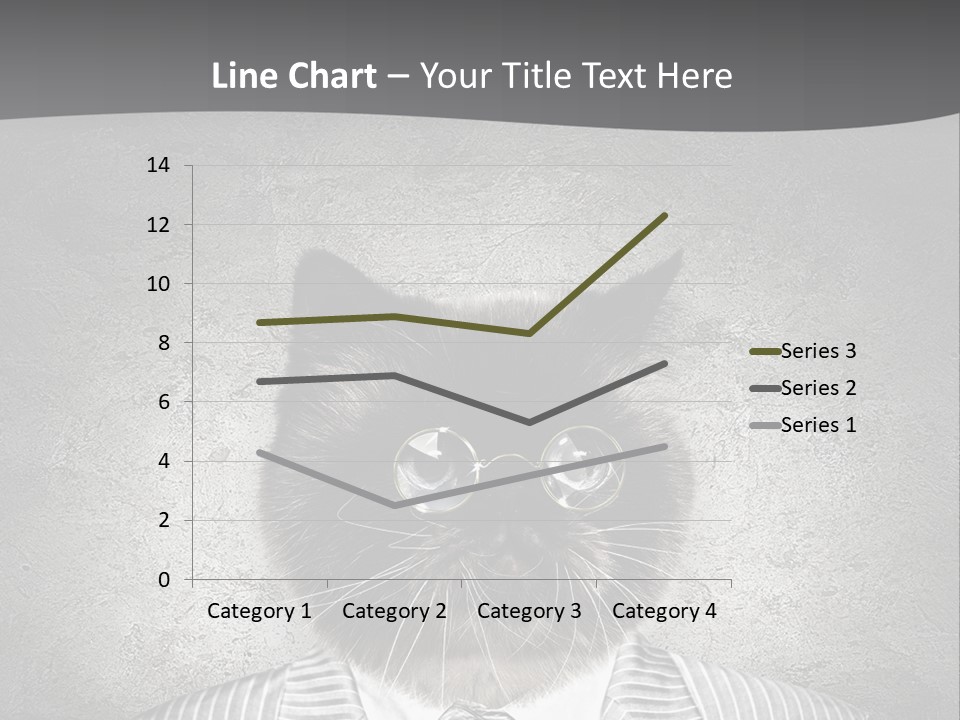 Studio Kitten Feline PowerPoint Template