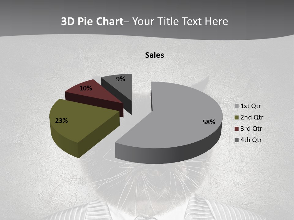 Studio Kitten Feline PowerPoint Template