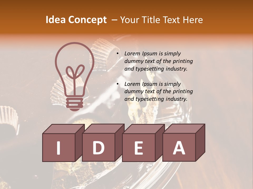 Made Piece Slice PowerPoint Template