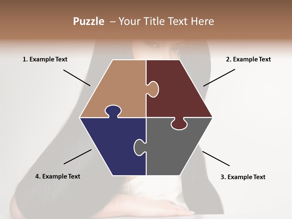 Sensuality Face Pretty PowerPoint Template