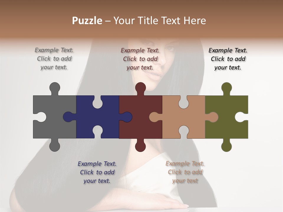 Sensuality Face Pretty PowerPoint Template