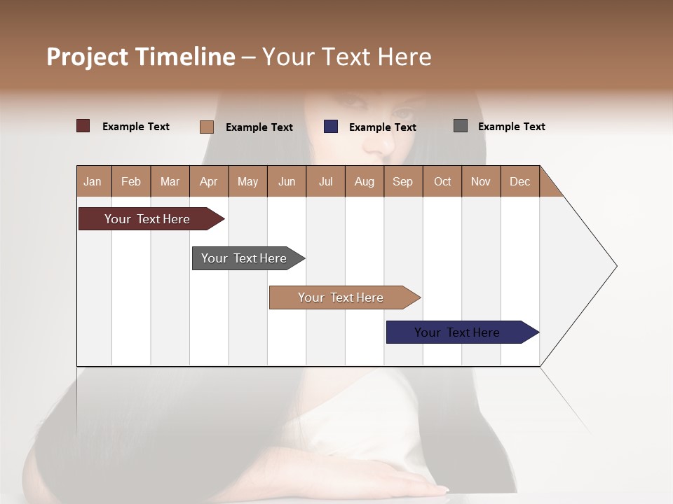 Sensuality Face Pretty PowerPoint Template